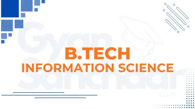 BTech Information Science cover image