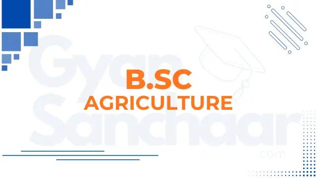 BSc Agriculture cover image