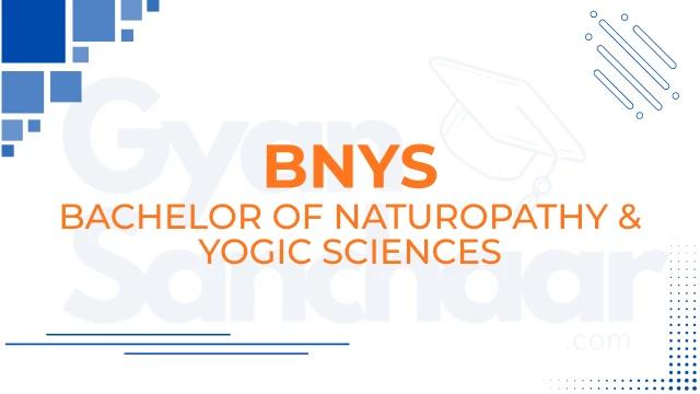 BNYS — Bachelor of Naturopathy & Yogic Sciences cover image